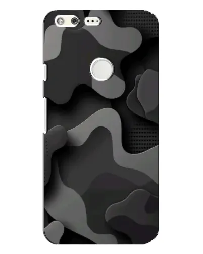 Чохол для Google Pixel XL з картинкою «Темний абстрактний камуфляж»