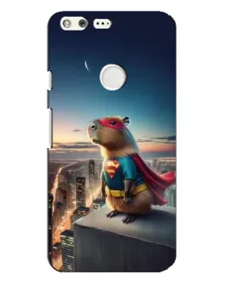 Чехол для Google Pixel XL с картинкой «Капи-мен супергерой»
