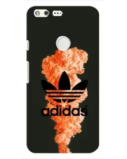 Чохол для Google Pixel з картинкою «Помаранчевий дим Adidas»