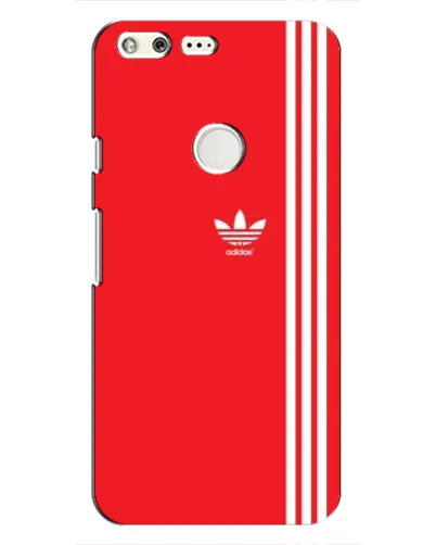 Чохол для Google Pixel з картинкою «Червоний мінімалізм Adidas»