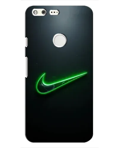 Чохол для Google Pixel з картинкою «Неоновий контур Nike»