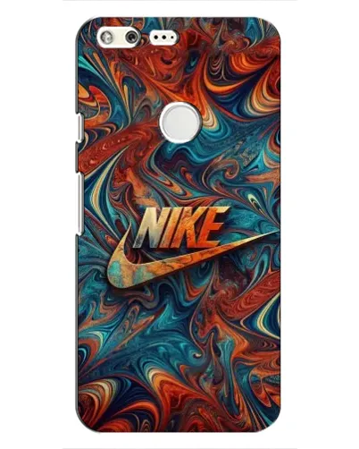 Чохол для Google Pixel з картинкою «Nike в абстракції»