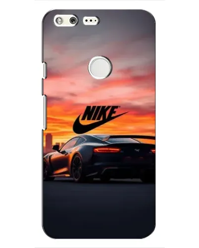 Чохол для Google Pixel з картинкою «Nike та суперкар»