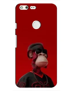 Чохол для Google Pixel з картинкою «Bored Ape в червоному»
