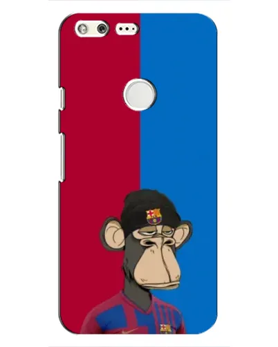 Чохол для Google Pixel з картинкою «Bored Ape — фанат Барси»