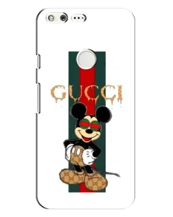 Чохол для Google Pixel з картинкою «Міккі Маус Gucci — смуги»