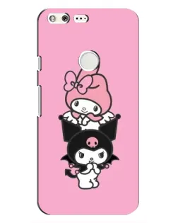 Чохол для Google Pixel з картинкою «My Melody та Kuromi»