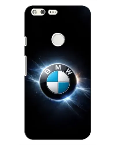 Чохол для Google Pixel з картинкою «BMW — неонове сяйво»