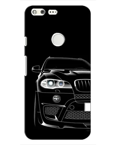 Чохол для Google Pixel з картинкою «Темний силует BMW»