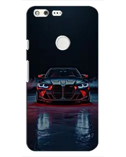 Чохол для Google Pixel з картинкою «BMW на мокрій дорозі»