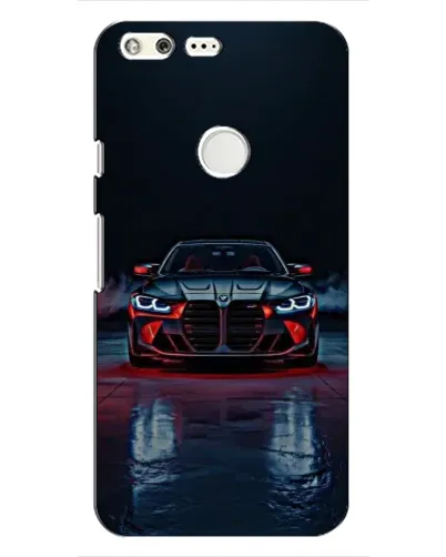 Чохол для Google Pixel з картинкою «BMW на мокрій дорозі»
