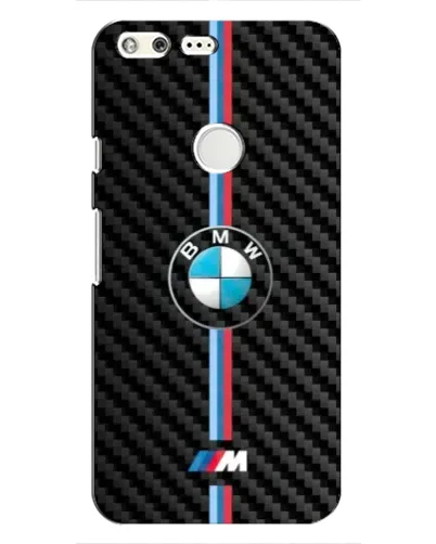 Чохол для Google Pixel з картинкою «Емблема BMW та карбон»