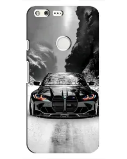 Чохол для Google Pixel з картинкою «BMW — акварельний дрифт»