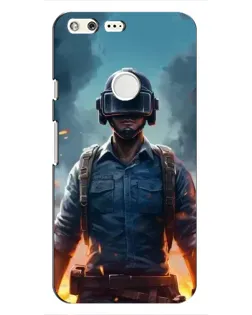 Чохол для Google Pixel з картинкою «PUBG — реалістичний герой»