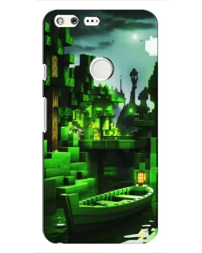 Чохол для Google Pixel з картинкою «Minecraft лісовий пейзаж»