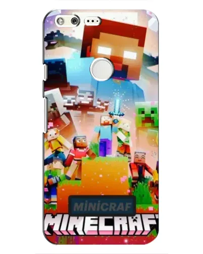 Чохол для Google Pixel з картинкою «Minecraft герої гри»