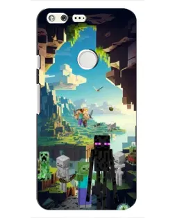 Чохол для Google Pixel з картинкою «Ендермен у лісі»