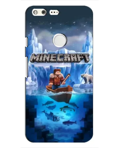 Чохол для Google Pixel з картинкою «Minecraft льодянийсвіт»