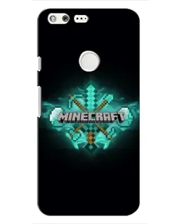 Чохол для Google Pixel з картинкою «Minecraft Diamond лого»