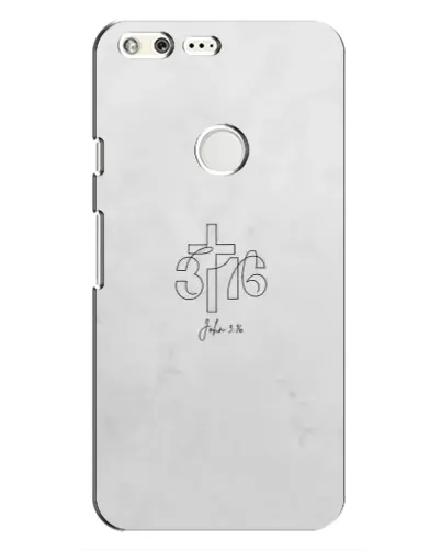 Чехол для Google Pixel с картинкой «Иоанна 3:16 Крест»