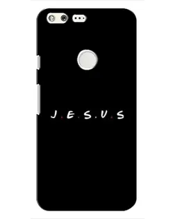 Чехол для Google Pixel с картинкой «Точки веры J.E.S.U.S.»