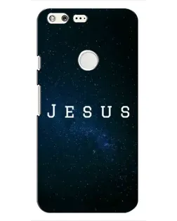 Чехол для Google Pixel с картинкой «Звездное небо Jesus»