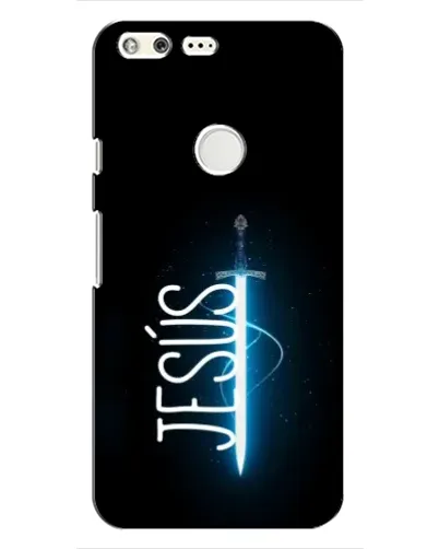 Чехол для Google Pixel с картинкой «Меч Духа Jesus»