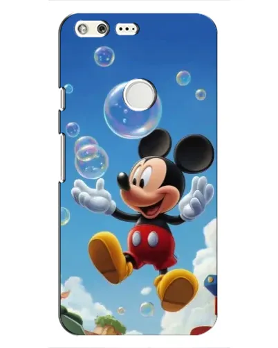 Чохол для Google Pixel з картинкою «Mickey та мильні бульбашки»