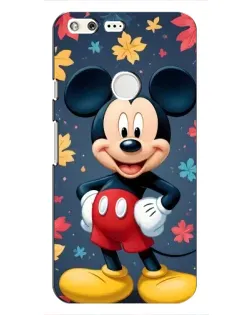 Чехол для Google Pixel с картинкой «Осенний Mickey Mouse»