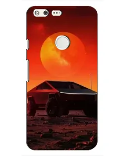 Чохол для Google Pixel з картинкою «Cybertruck на Марсі»