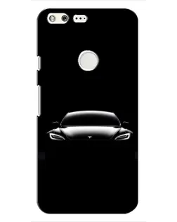 Чохол для Google Pixel з картинкою «Фари Tesla Night»