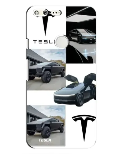 Чохол для Google Pixel з картинкою «Колаж Cybertruck Tesla»