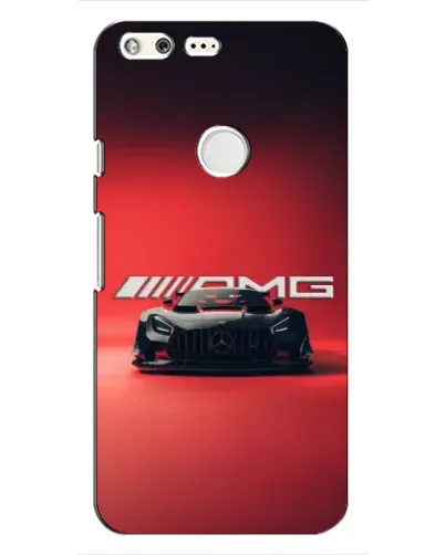Чохол для Google Pixel з картинкою «Mercedes AMG — червона лінія»