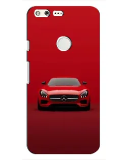 Чохол для Google Pixel з картинкою «Червоний Mercedes AMG»