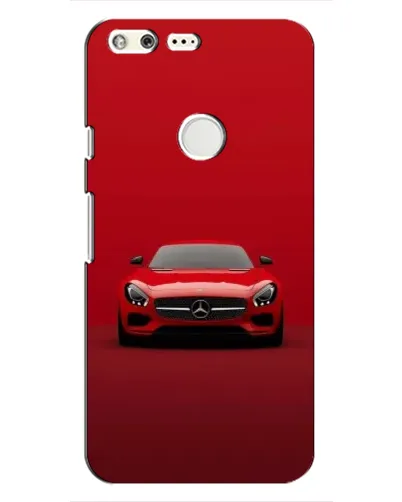 Чохол для Google Pixel з картинкою «Червоний Mercedes AMG»