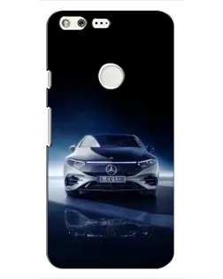 Чохол для Google Pixel з картинкою «Нічний Mercedes EQ»