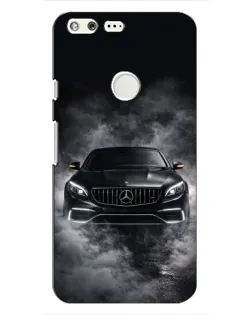 Чохол для Google Pixel з картинкою «Mercedes у диму»