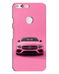 Чохол для Google Pixel з картинкою «Рожевий Mercedes AMG»