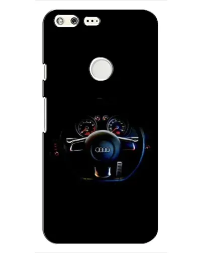 Чохол для Google Pixel з картинкою «Салон Audi — кермо»