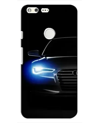 Чохол для Google Pixel з картинкою «Неоновий погляд Audi»