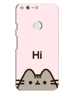 Чохол для Google Pixel з картинкою «Пушин каже Hi»