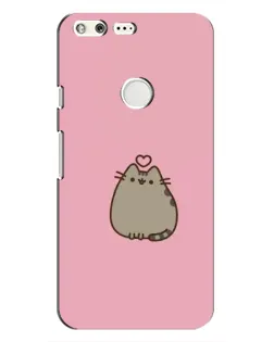 Чохол для Google Pixel з картинкою «Pusheen серце»