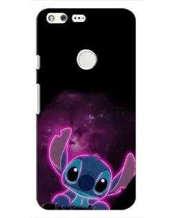 Чехол для Google Pixel с картинкой «Неоновый Stitch»