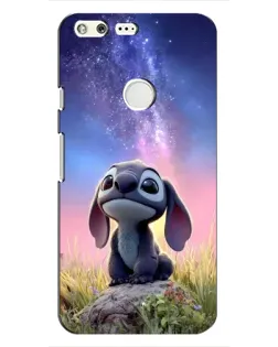 Чехол для Google Pixel с картинкой «Стич на рассвете»