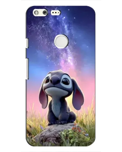 Чехол для Google Pixel с картинкой «Стич на рассвете»
