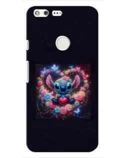 Чехол для Google Pixel с картинкой «Stitch в цветах»