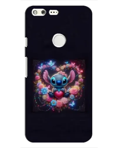 Чехол для Google Pixel с картинкой «Stitch в цветах»