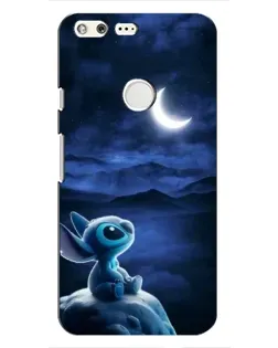 Чехол для Google Pixel с картинкой «Лунная ночь Стича»