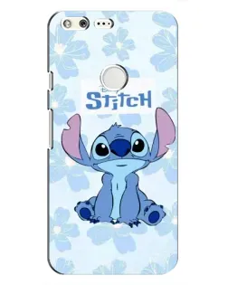 Чехол для Google Pixel с картинкой «Stitch среди цветов»