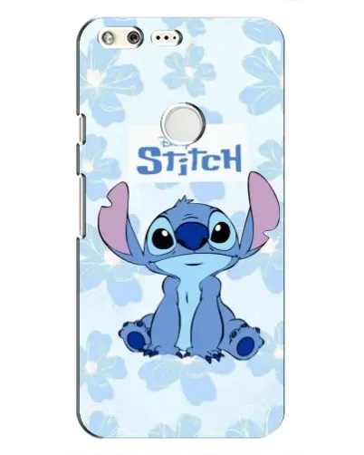 Чехол для Google Pixel с картинкой «Stitch среди цветов»